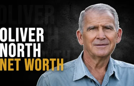 Oliver North and his financial standing in 2026