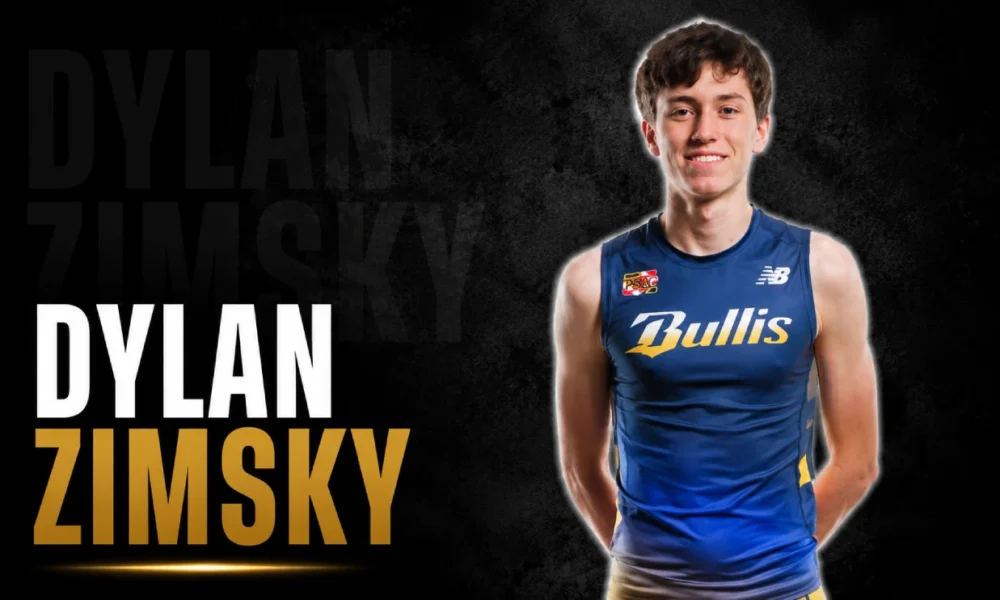 Dylan Zimsky, a top-10 NCAA diving recruit, during an athletic competition.