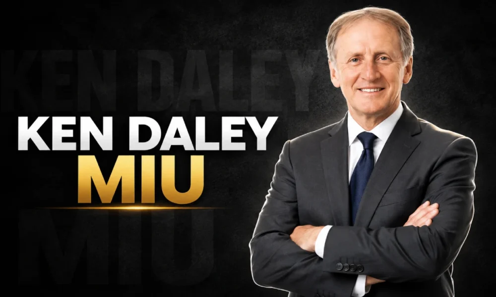 Ken Daley MIU professor in a formal suit