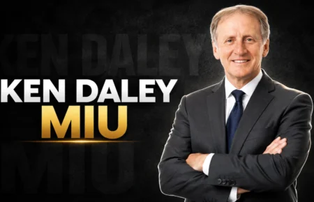 Ken Daley MIU professor in a formal suit