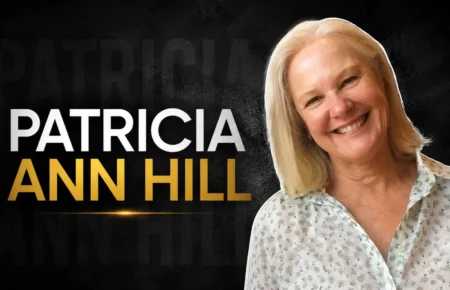 Patricia Ann Hill smiling in a relaxed setting, known as the mother of Lana Del Rey.