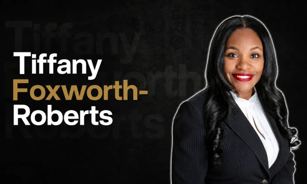 Tiffany Foxworth-Roberts following the controversy over her fabricated military record and judicial removal.