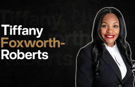 Tiffany Foxworth-Roberts following the controversy over her fabricated military record and judicial removal.