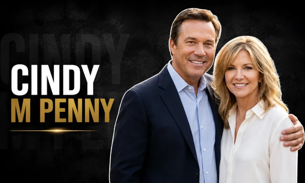 Cindy M Penny with Joe Penny