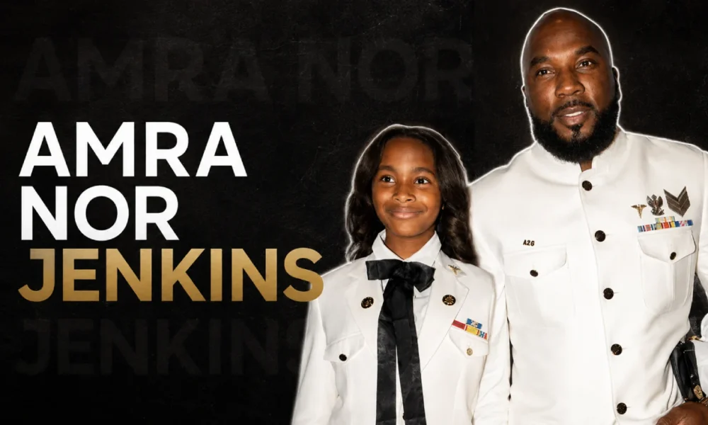 Amra Nor Jenkins with her father Jeezy