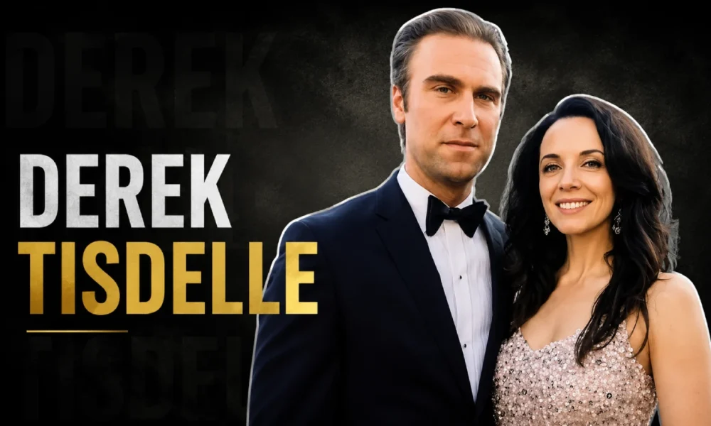 Derek Tisdelle with Michelle Morgan at a formal event