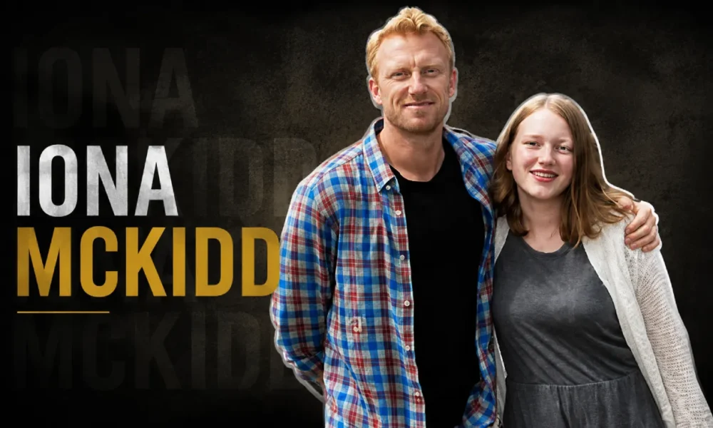 Iona McKidd with her father Kevin McKidd