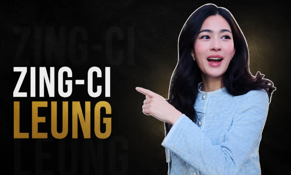 Zing-Ci Leung, Donnie Yen’s first wife, in a candid moment