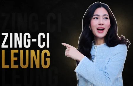 Zing-Ci Leung, Donnie Yen’s first wife, in a candid moment